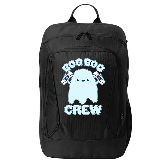 Cute Halloween Boo Boo Crew Band Aid Ghost City Backpack