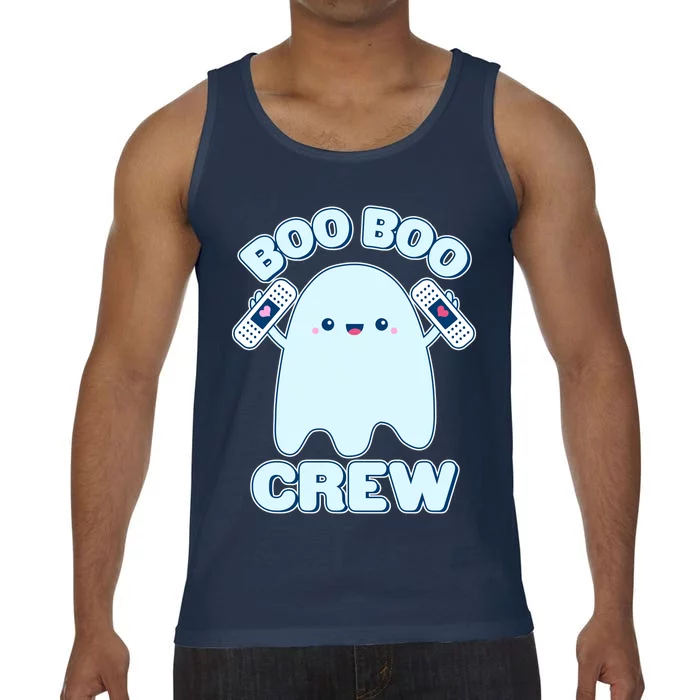 Cute Halloween Boo Boo Crew Band Aid Ghost Comfort Colors® Tank Top