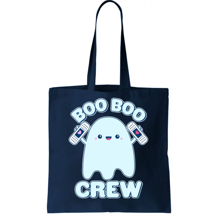 Cute Halloween Boo Boo Crew Band Aid Ghost Tote Bag