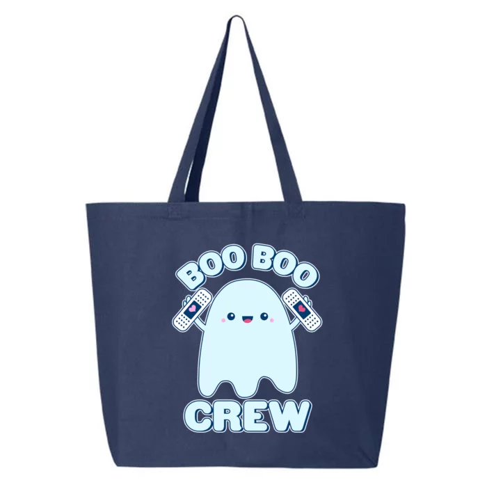 Cute Halloween Boo Boo Crew Band Aid Ghost 25L Jumbo Tote