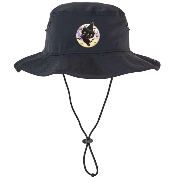 Cute Halloween Cat Moon Legacy Cool Fit Booney Bucket Hat