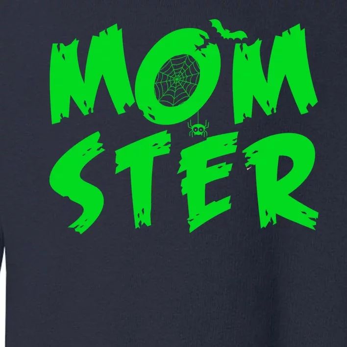 Cute Halloween Mom-Ster Toddler Sweatshirt