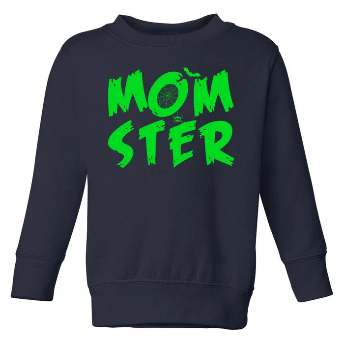 Cute Halloween Mom-Ster Toddler Sweatshirt