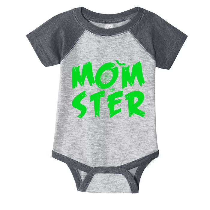 Cute Halloween Mom-Ster Infant Baby Jersey Bodysuit