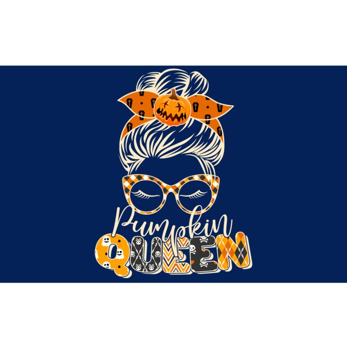 Cute Halloween Pumpkin Queen Autumn Bumper Sticker