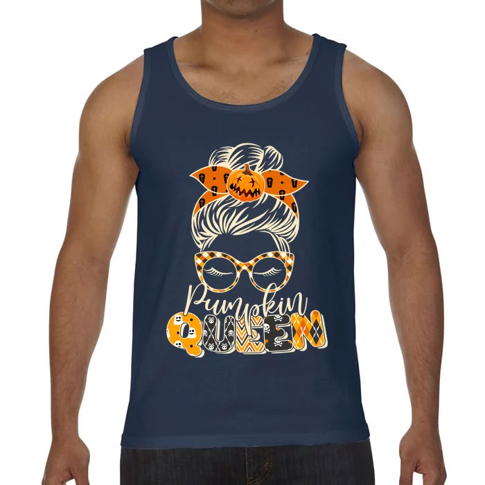 Cute Halloween Pumpkin Queen Autumn Comfort Colors® Tank Top