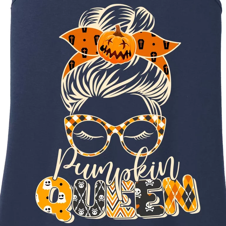 Cute Halloween Pumpkin Queen Autumn Ladies Essential Tank