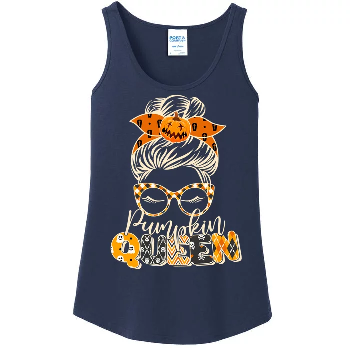 Cute Halloween Pumpkin Queen Autumn Ladies Essential Tank