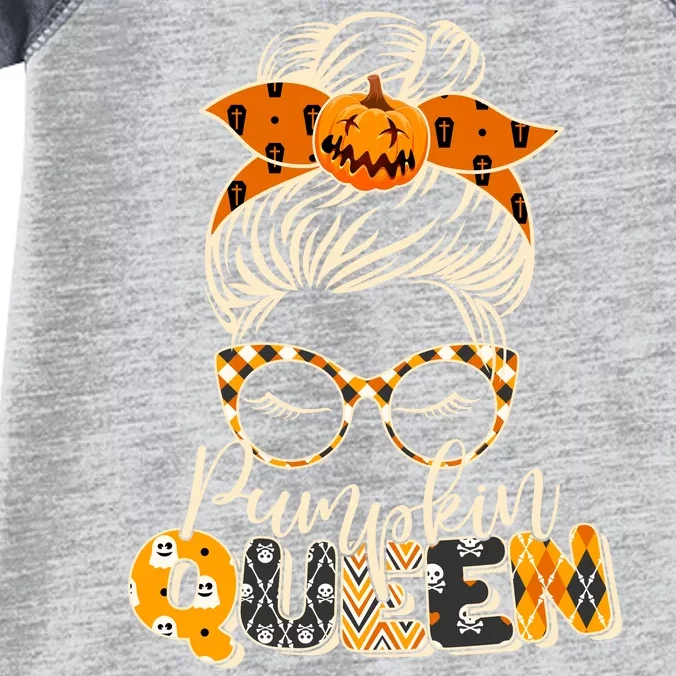 Cute Halloween Pumpkin Queen Autumn Infant Baby Jersey Bodysuit