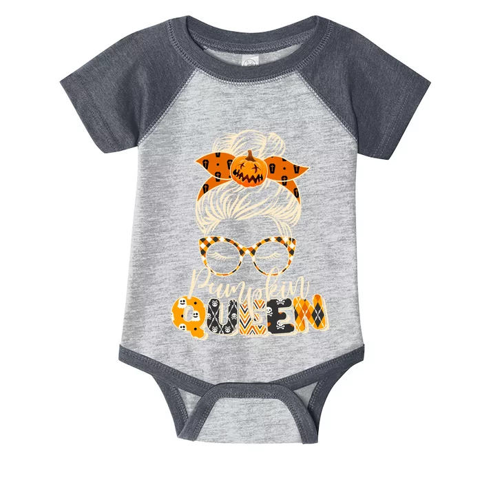 Cute Halloween Pumpkin Queen Autumn Infant Baby Jersey Bodysuit