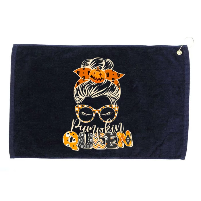 Cute Halloween Pumpkin Queen Autumn Grommeted Golf Towel