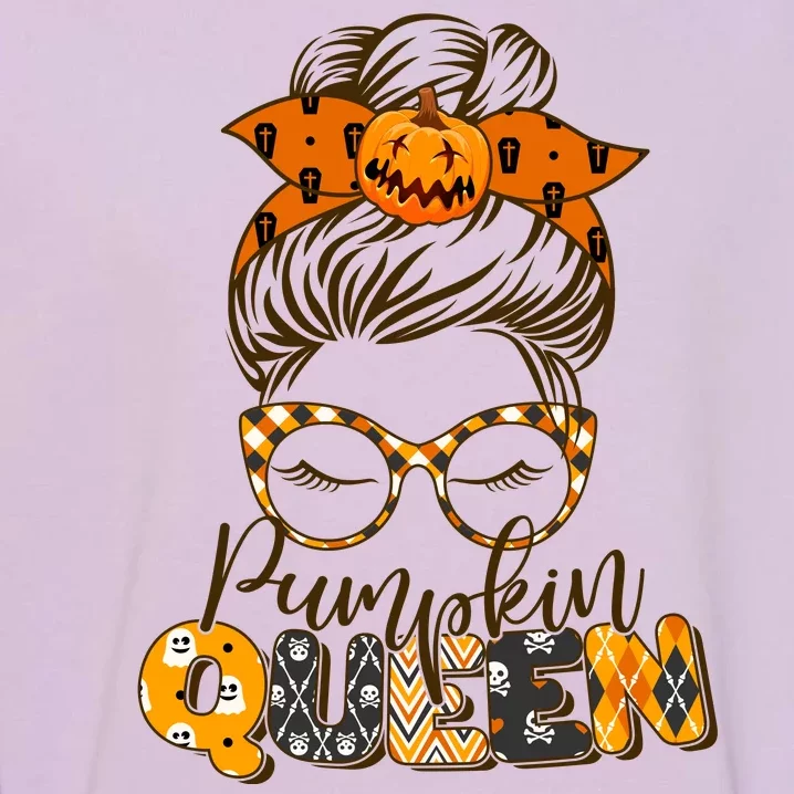 Cute Halloween Pumpkin Queen Autumn Garment-Dyed Sweatshirt