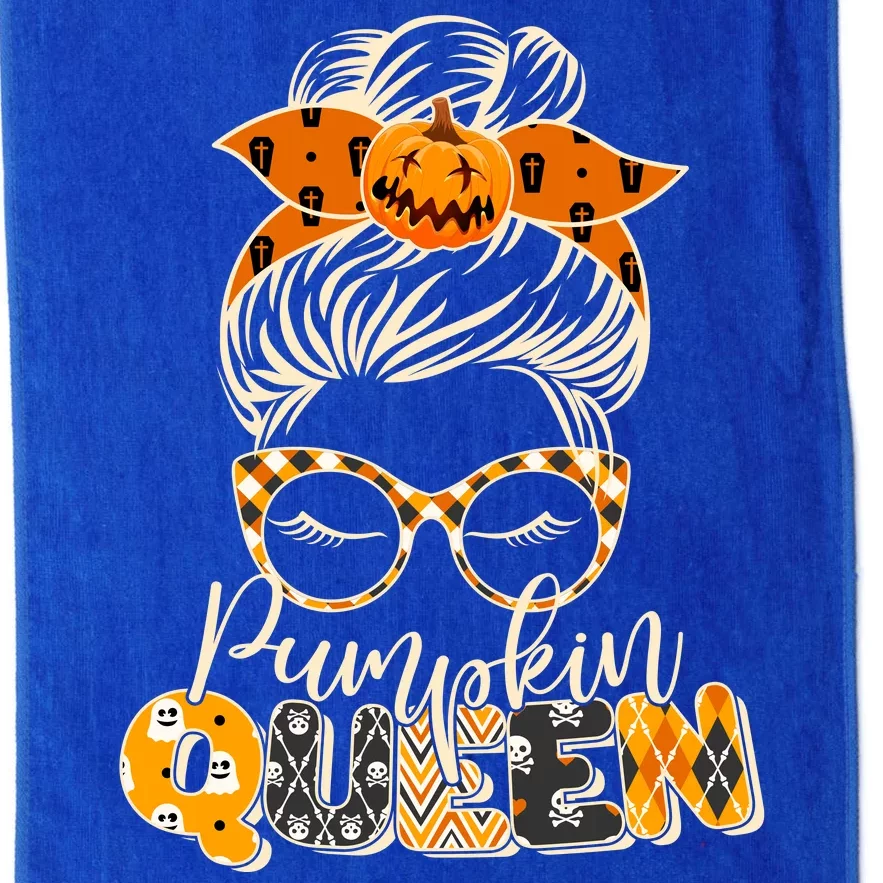 Cute Halloween Pumpkin Queen Autumn Platinum Collection Golf Towel