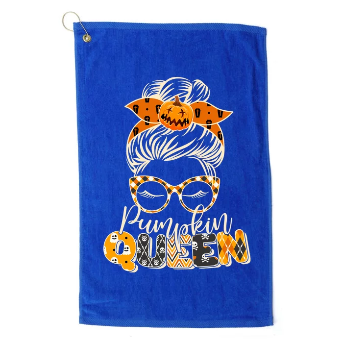 Cute Halloween Pumpkin Queen Autumn Platinum Collection Golf Towel