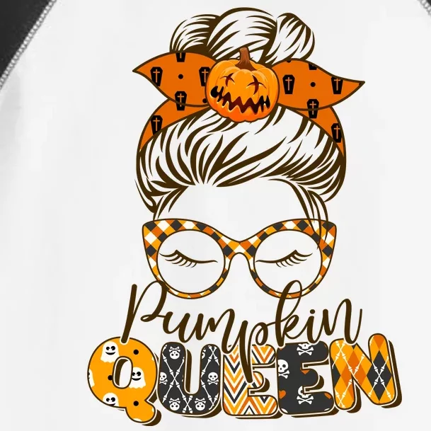 Cute Halloween Pumpkin Queen Autumn Toddler Fine Jersey T-Shirt