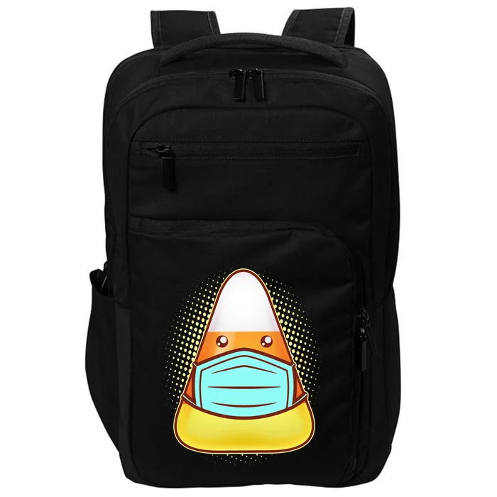 Cute Halloween Quarantine Candy Corn Impact Tech Backpack