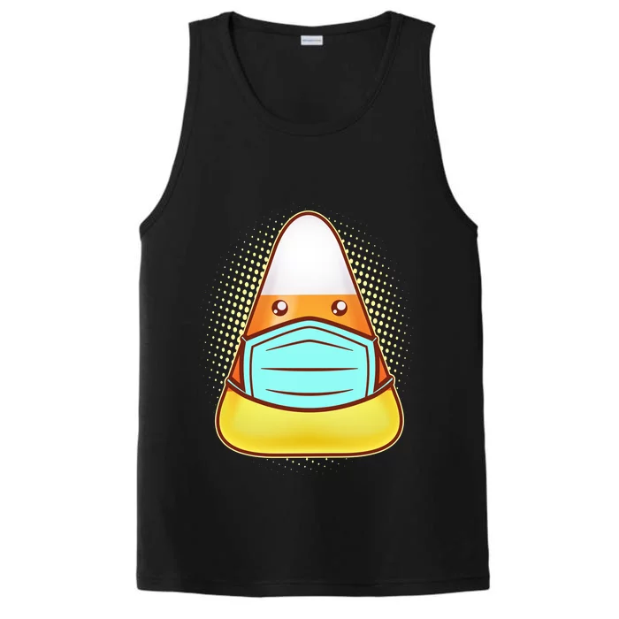 Cute Halloween Quarantine Candy Corn Performance Tank