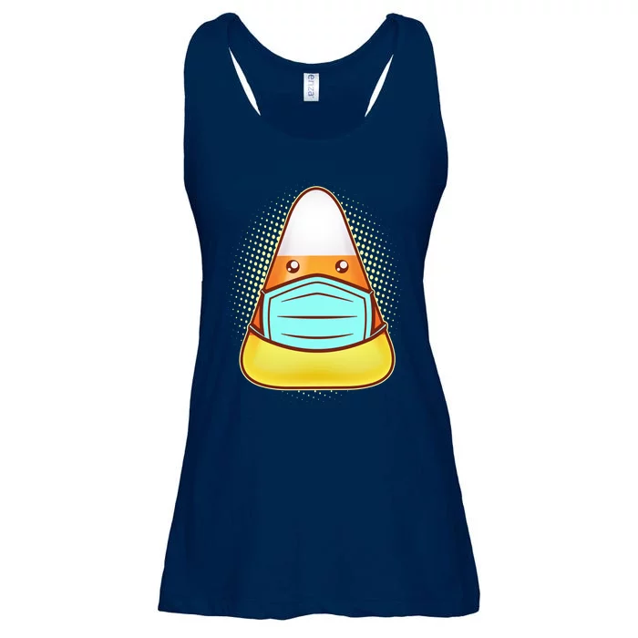 Cute Halloween Quarantine Candy Corn Ladies Essential Flowy Tank