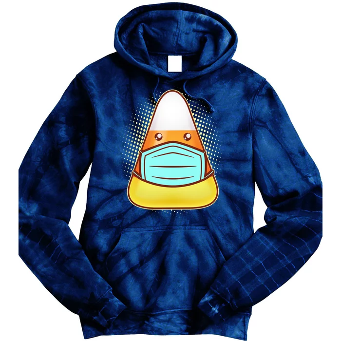 Cute Halloween Quarantine Candy Corn Tie Dye Hoodie