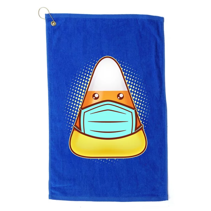 Cute Halloween Quarantine Candy Corn Platinum Collection Golf Towel