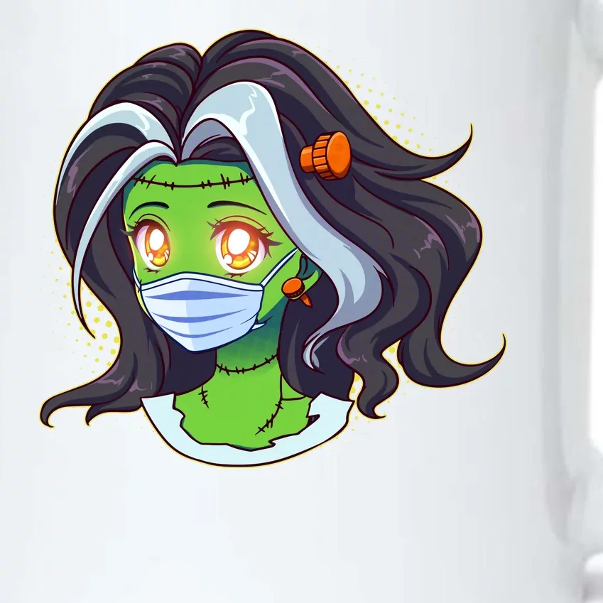 Cute Halloween Quarantined Frankenstein Monster Girl Black Color Changing Mug