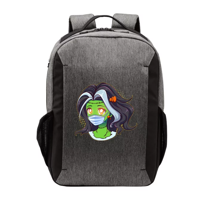 Cute Halloween Quarantined Frankenstein Monster Girl Vector Backpack