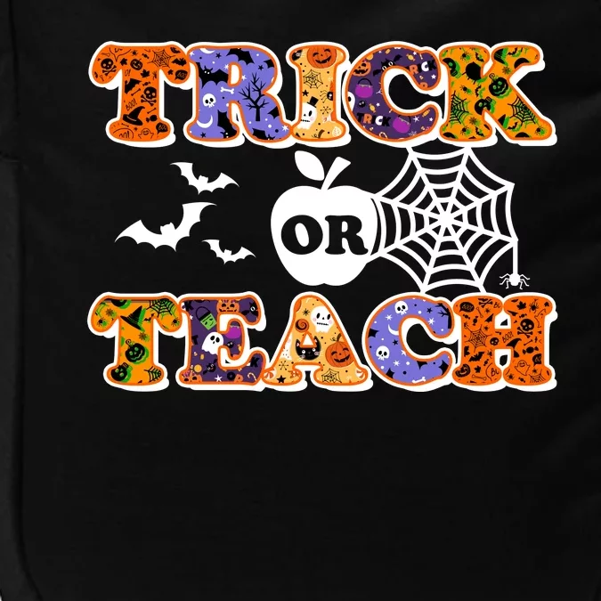 Cute Halloween Trick Or Teach Teacher Impact Tech Backpack