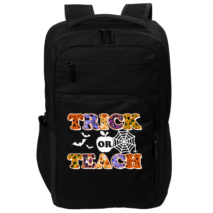 Cute Halloween Trick Or Teach Teacher Impact Tech Backpack