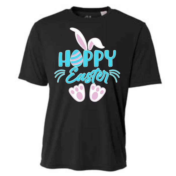 Cute Hoppy Happy Easter Bunny Cooling Performance Crew T-Shirt