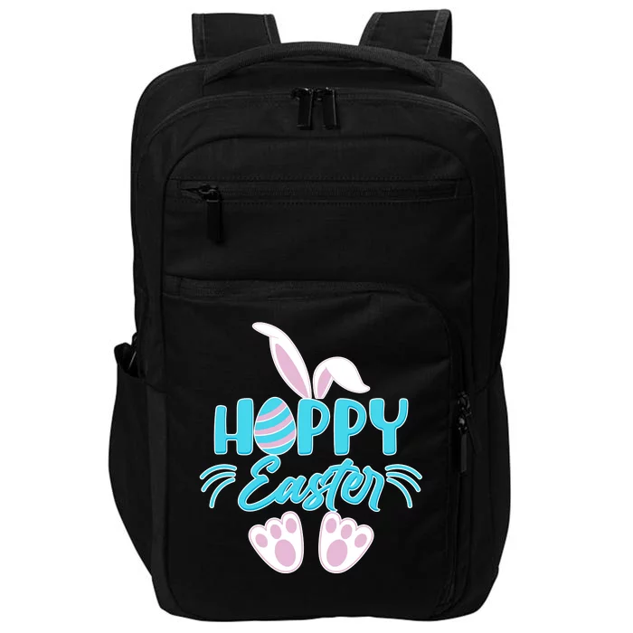 Cute Hoppy Happy Easter Bunny Impact Tech Backpack