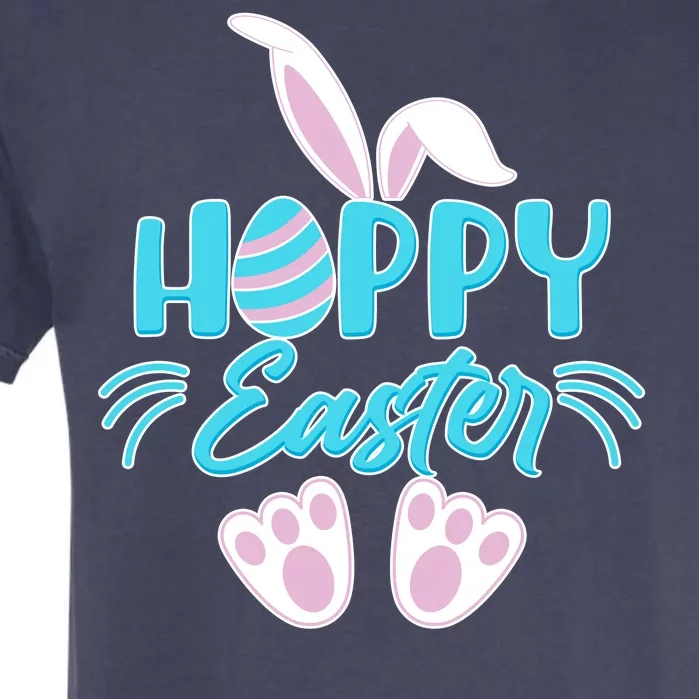 Cute Hoppy Happy Easter Bunny Garment-Dyed Heavyweight T-Shirt