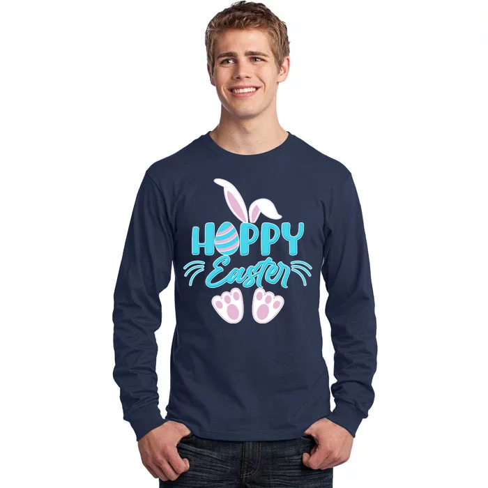 Cute Hoppy Happy Easter Bunny Tall Long Sleeve T-Shirt