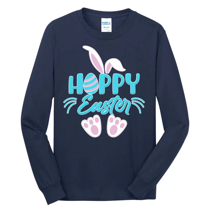 Cute Hoppy Happy Easter Bunny Tall Long Sleeve T-Shirt