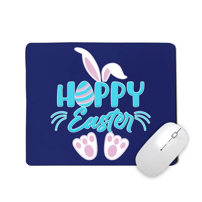 Cute Hoppy Happy Easter Bunny Mousepad