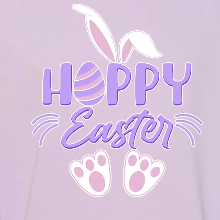 Cute Hoppy Happy Easter Bunny Garment-Dyed Sweatshirt