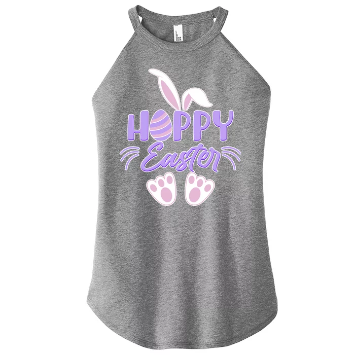 Cute Hoppy Happy Easter Bunny Women’s Perfect Tri Rocker Tank