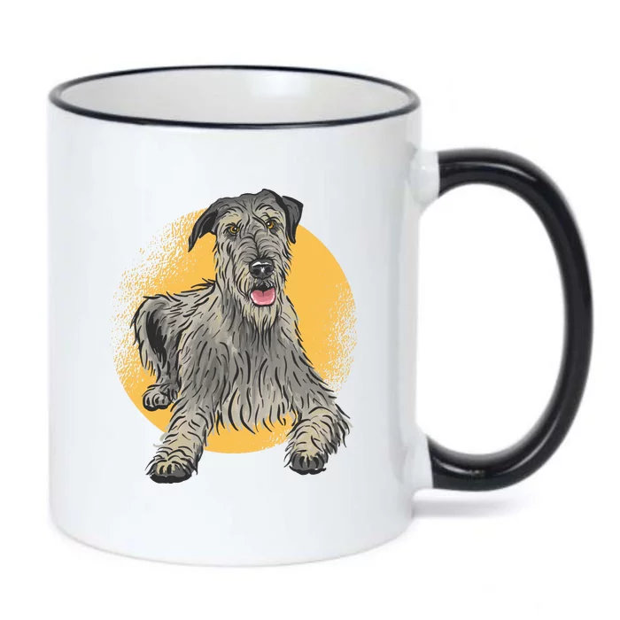 Cute Hound Dog Black Color Changing Mug