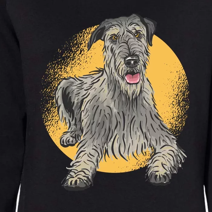 Cute Hound Dog Womens California Wash Sweatshirt