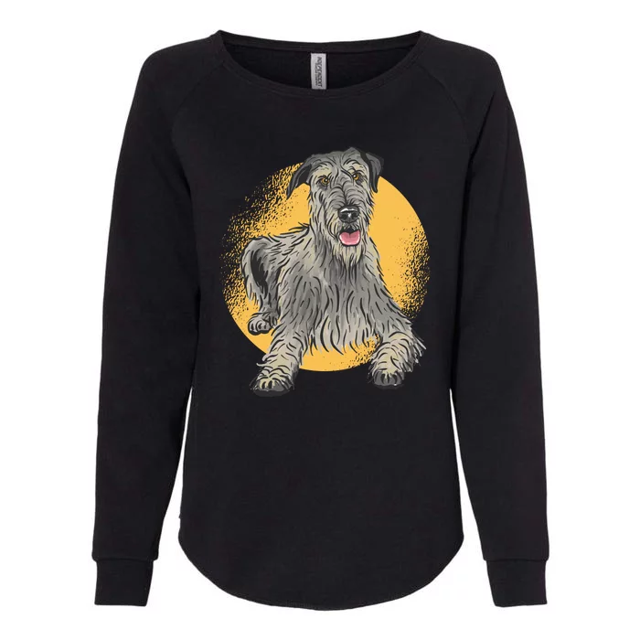 Cute Hound Dog Womens California Wash Sweatshirt