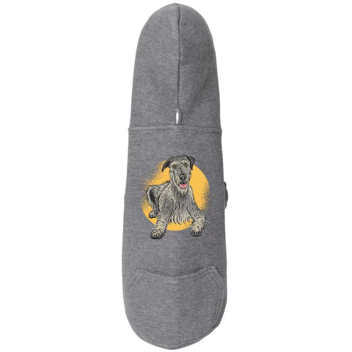 Cute Hound Dog Doggie 3-End Fleece Hoodie