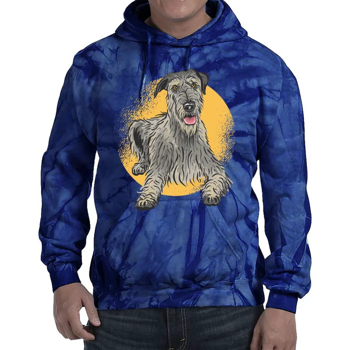 Cute Hound Dog Tie Dye Hoodie