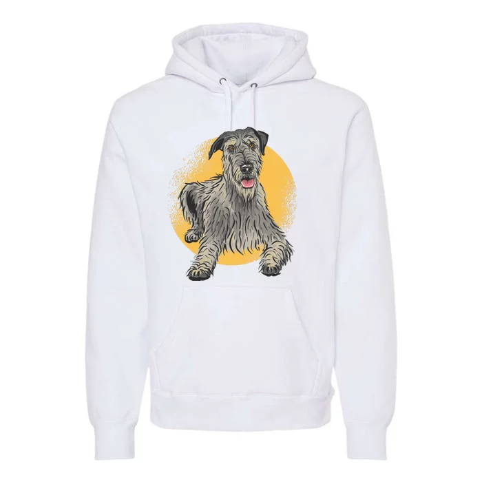 Cute Hound Dog Premium Hoodie