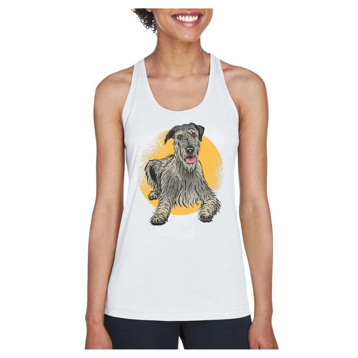 Cute Hound Dog Women's Racerback Tank