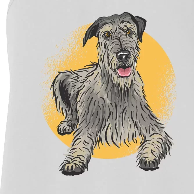 Cute Hound Dog Women's Racerback Tank