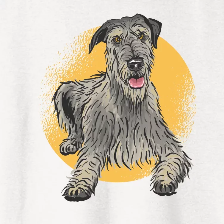 Cute Hound Dog Women's Crop Top Tee