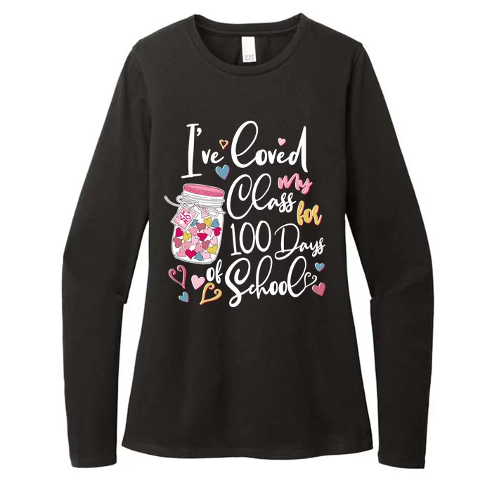 Cute I Loved My Class for 100 Days of School Valentine's Day Womens CVC Long Sleeve Shirt