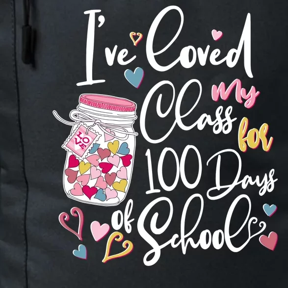 Cute I Loved My Class for 100 Days of School Valentine's Day Daily Commute Backpack