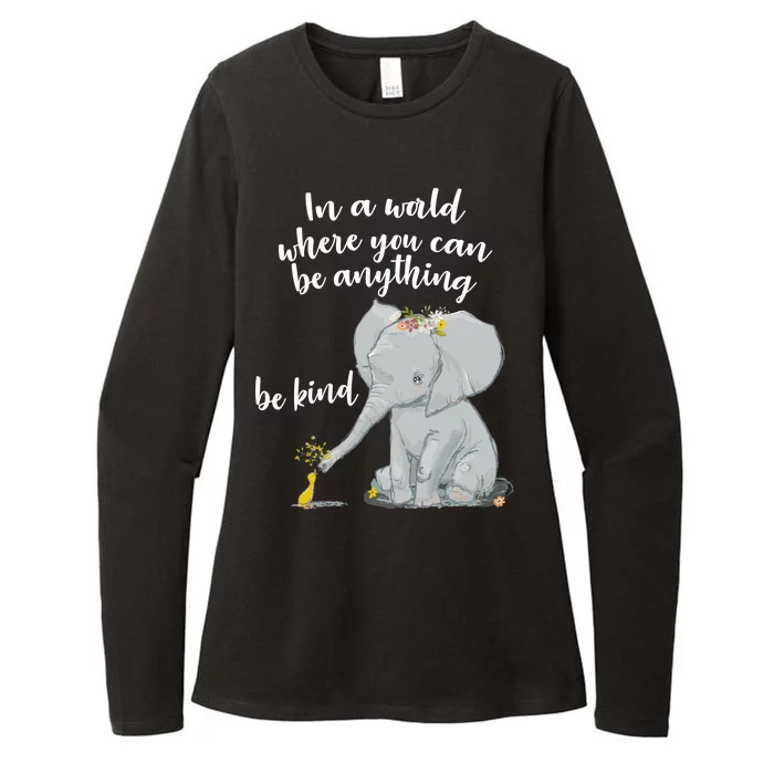 Cute Inspiring Be Anything Be Kind Womens CVC Long Sleeve Shirt