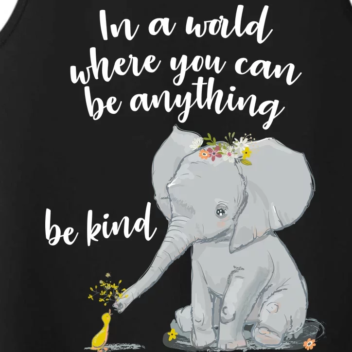 Cute Inspiring Be Anything Be Kind Performance Tank