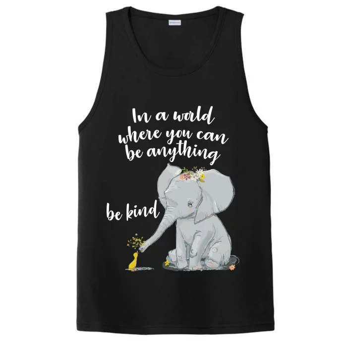 Cute Inspiring Be Anything Be Kind Performance Tank